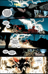 The Mighty Thor (Vol 3) #3 (2007). Teksti: J. Michael Straczynski. Kuvitus: Olivier Coipel, Mark Morales ja Laura Martin.